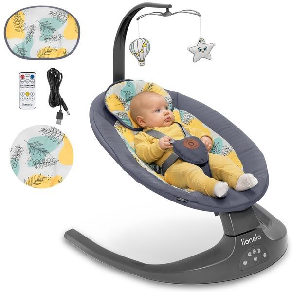 Lionelo Ralf 2-in-1 Babywippe | multicolored 1