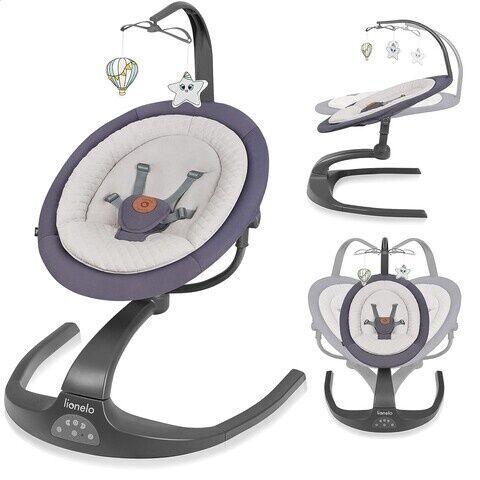 Lionelo Rina Babywippe | grau 1