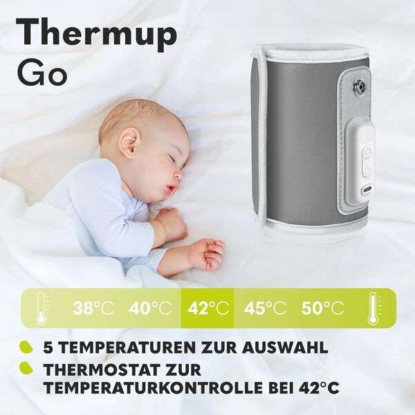 Lionelo Thermup Go Flaschenwärmer | grey 3