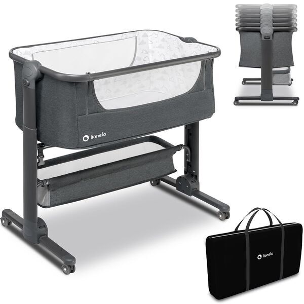 Lionelo Timon Beistellbett | grey 1