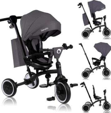 Lionelo Tris Plus Tricycle | grey, image 1 of 1