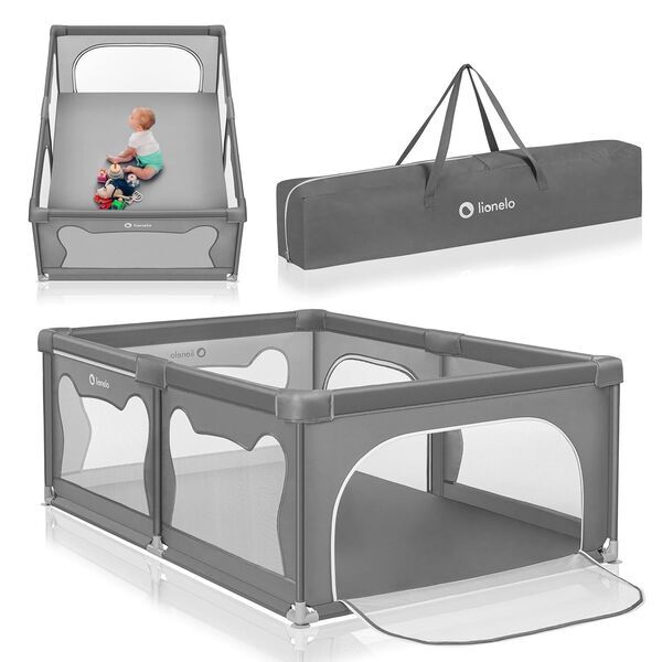 Lionelo Willow Laufgitter | grey 1