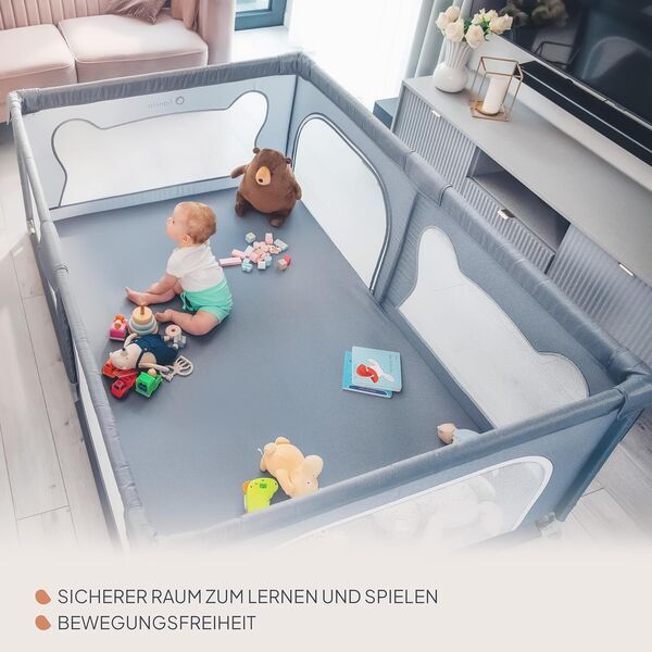 Lionelo Willow Laufgitter | grey 2