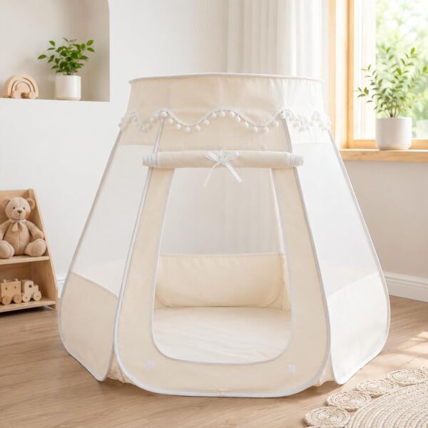 Lionherz 2-in-1 Ball Pit Play Tent | cream white, image 1 of 3