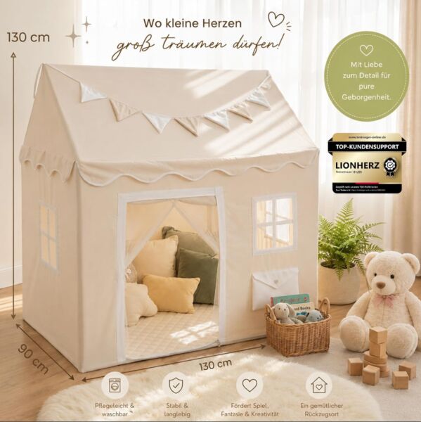 Lionherz playhouse | beige, image 2 of 2