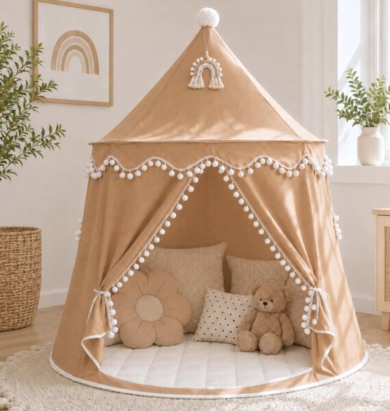 Lionherz Spielzelt Tipi | karamellbraun, image 1 of 2