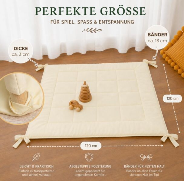 Lionherz Tiipiiteltta-peitto | beige, image 2 of 3