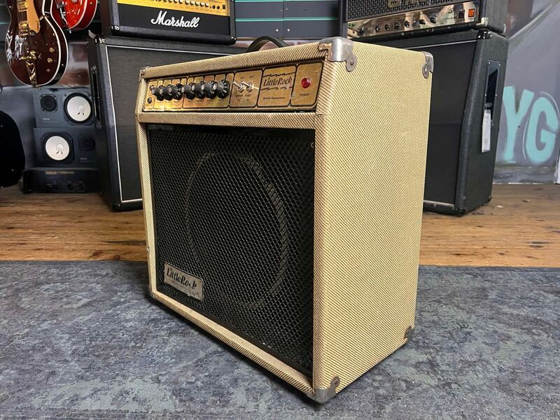 Little Rock Vintage 80 1x12” UK Made Tweed Valve Guitar Amplifier Combo | Vintage, image 4 of 5