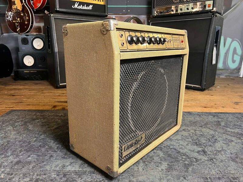 Little Rock Vintage 80 1x12” UK Made Tweed Valve Guitar Amplifier Combo | Vintage, image 5 of 5