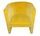 Loafer SC23 armchair velvet yellow | yellow, thumbnail 1 of 4