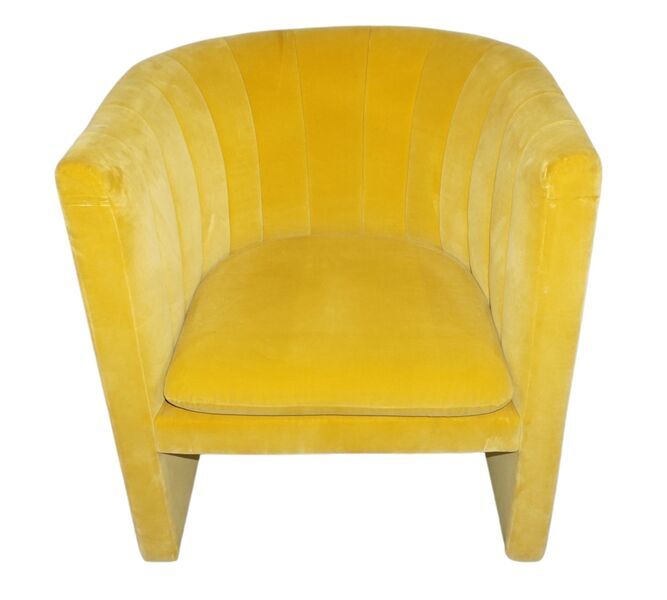 Loafer SC23 armchair velvet yellow | yellow, image 1 of 4