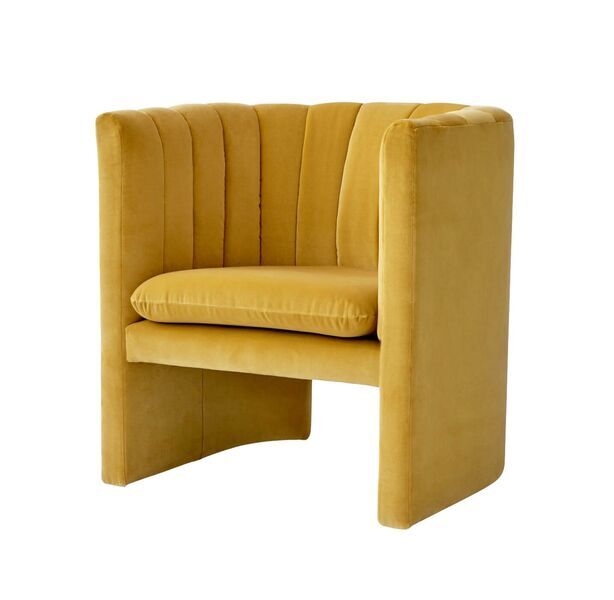 Loafer SC23 poltrona velluto giallo | giallo, image 1 of 5