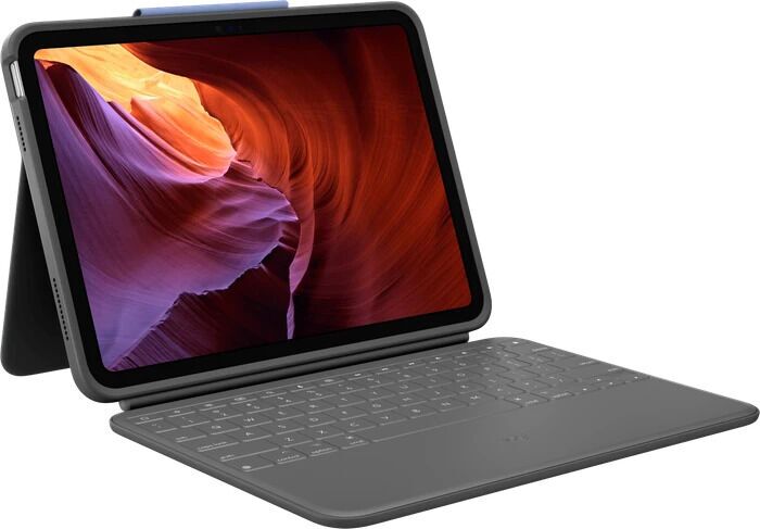 Logitech Rugged Folio KeyboardDock | iPad 10 | grau | DE, image 1 of 5