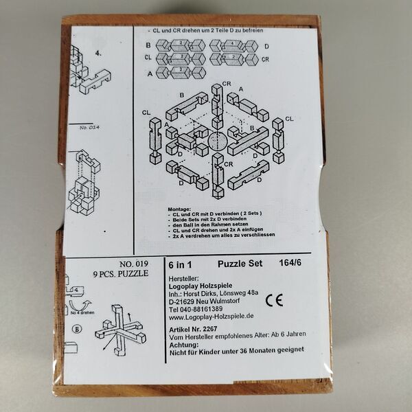 Logoplay Holzpuzzle Set 6in1 | večbarven 3