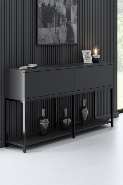 Lord Konsole wood veneer anthracite black | anthracite, image 1 of 4