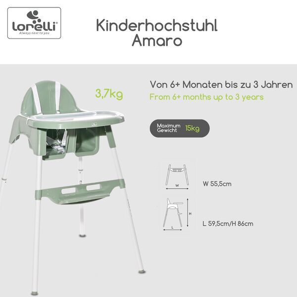 Lorelli Amaro Hochstuhl | dark green 2