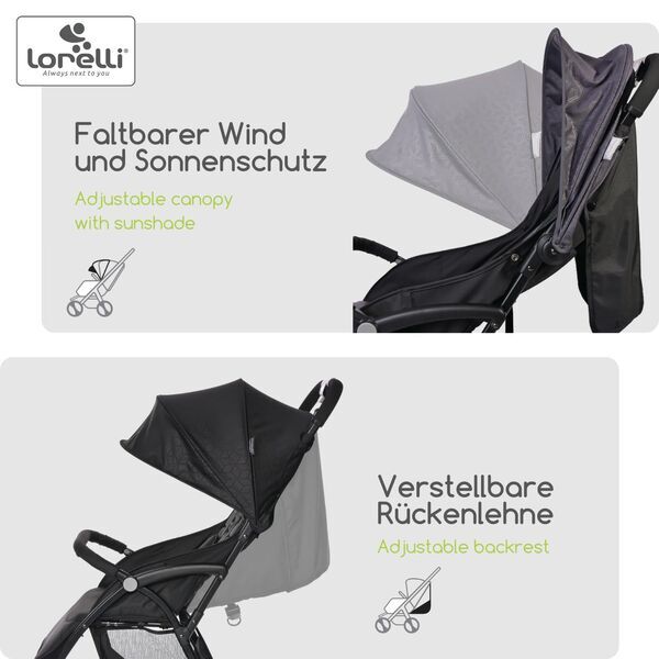 Lorelli Fresh Sport Kinderwagen | gris 3