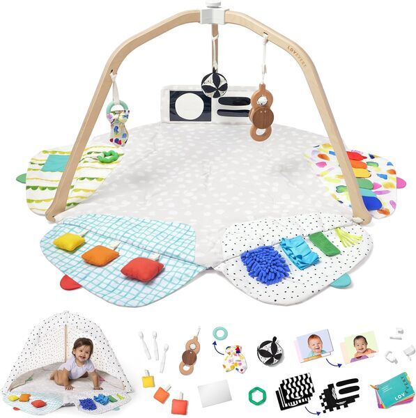 Lovevery Play Gym Baby Play Mat | multicoloured, image 1 of 3