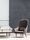 Lunar coffee table wood black Ø80cm | black, thumbnail 1 of 4