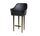 Lunar SH750 bar stool leather Bellagio black | black, thumbnail 1 of 5