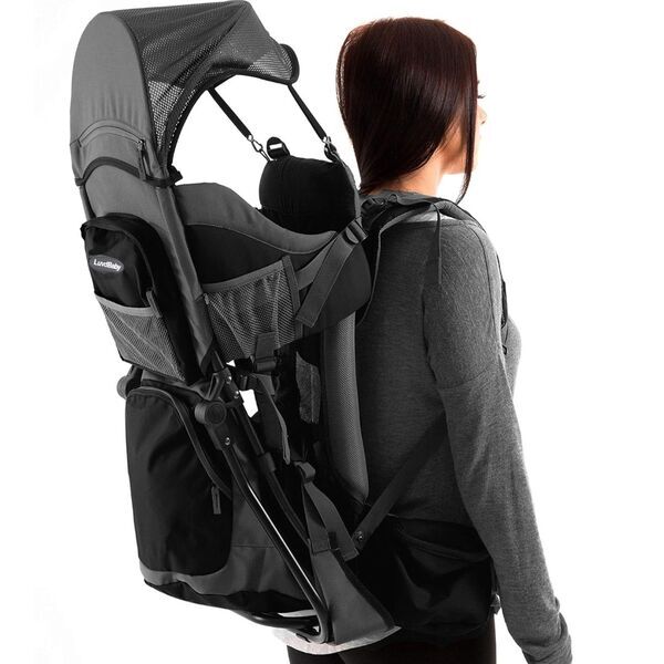 Luvdbaby Kraxe Kindertrage | gray 1