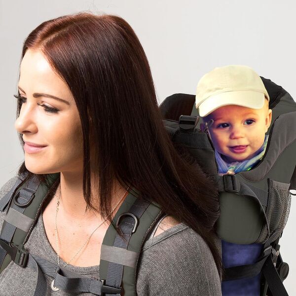 Luvdbaby Kraxe Kindertrage | gray 2