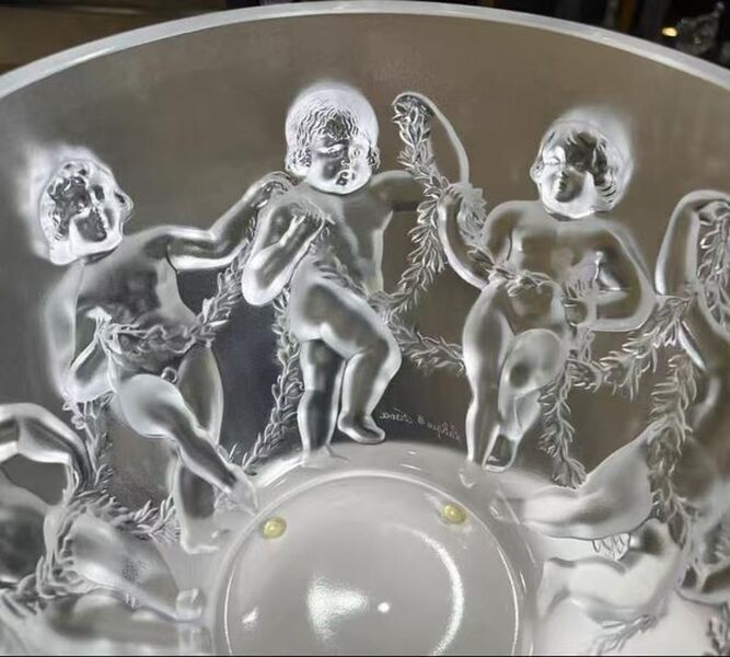 Luxembourg Engel Vase Krystal | grey, image 3 of 4