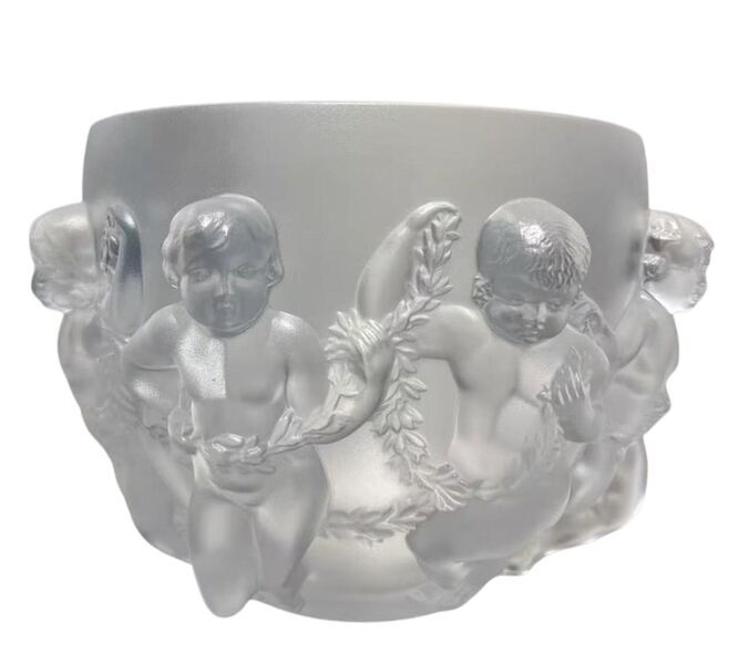 Luxembourg Angel Vase Crystal | grey, image 1 of 5