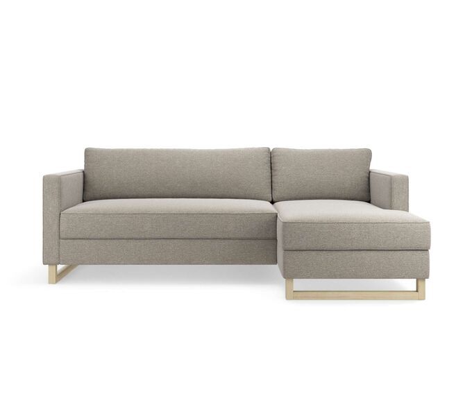 Madison sofa bed right chaise longue Agnes Brown | brown, image 3 of 4