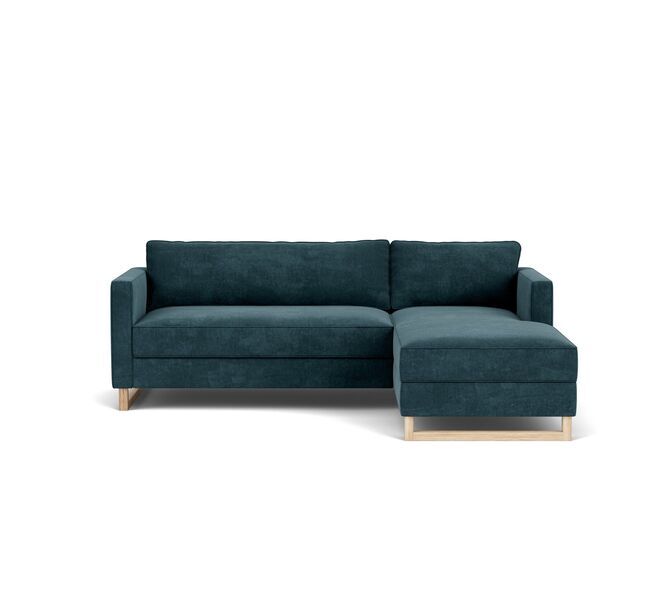Madison sofa bed right chaise longue Danny Dusty Blue | blue, image 1 of 4