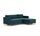 Madison sofa bed right chaise longue Danny Dusty Blue | blue, thumbnail 2 of 4