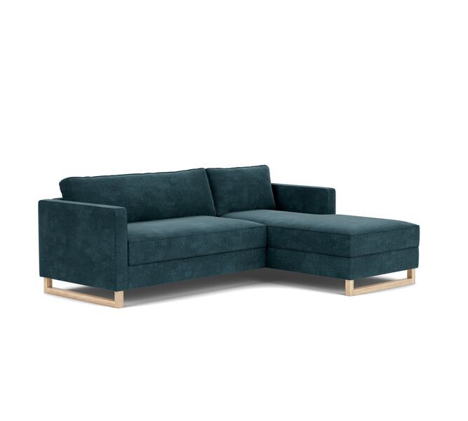 Madison sofa bed right chaise longue Danny Dusty Blue | blue, image 2 of 4