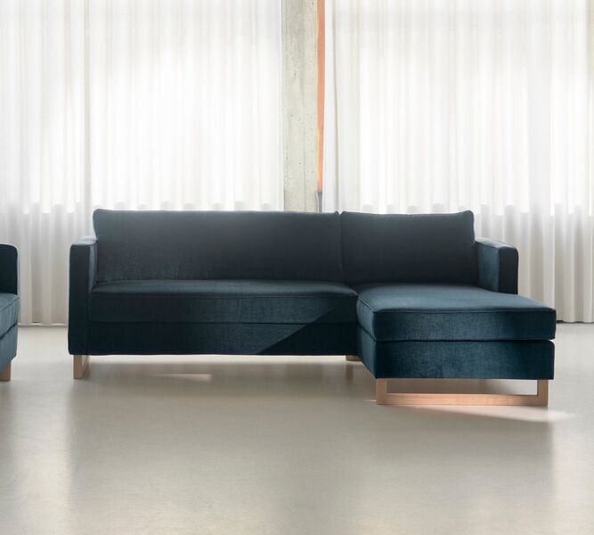 Madison sovesofa højre chaiselong Danny Dusty Blue | blå, image 1 of 5