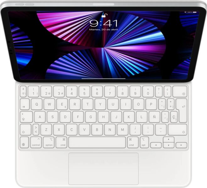 Apple Magic Keyboard para iPad Pro de 11" (4.ª gen.), iPad Air (5.ª gen.) | blanco | ES, image 1 of 5