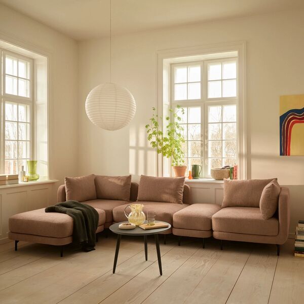 Maison corner module Bouclé-fabric Time Blush | brown, image 2 of 4