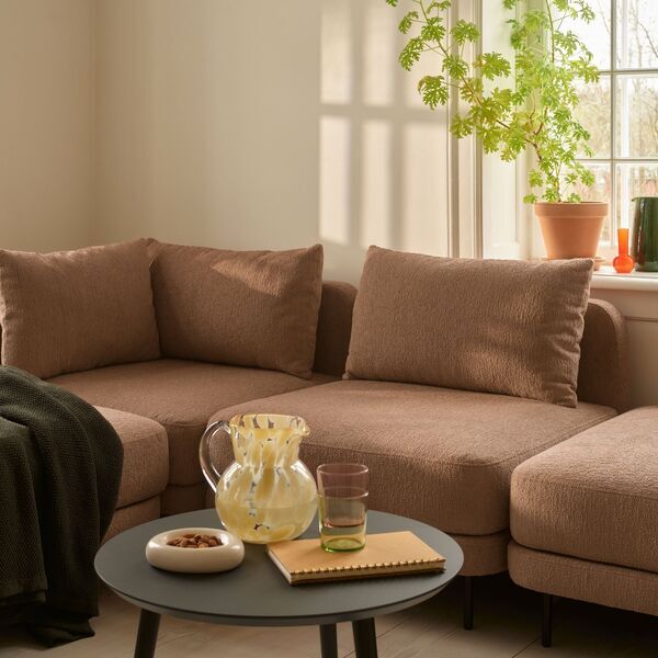Maison corner module Bouclé-fabric Time Blush | brown, image 3 of 4