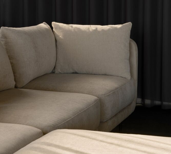 Maison modulo angolare Danny Cream | marrone, image 4 of 4