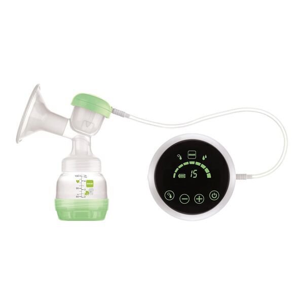 Mam 2-in-1 Milchpumpe | white/green 1