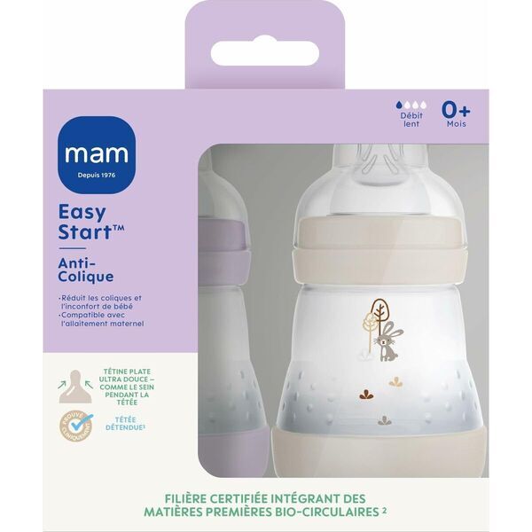 Mam Easy Start Anti-Colic Flaschen | beige 1