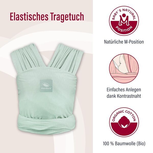 Manduca Sling Babytragetuch | green 2