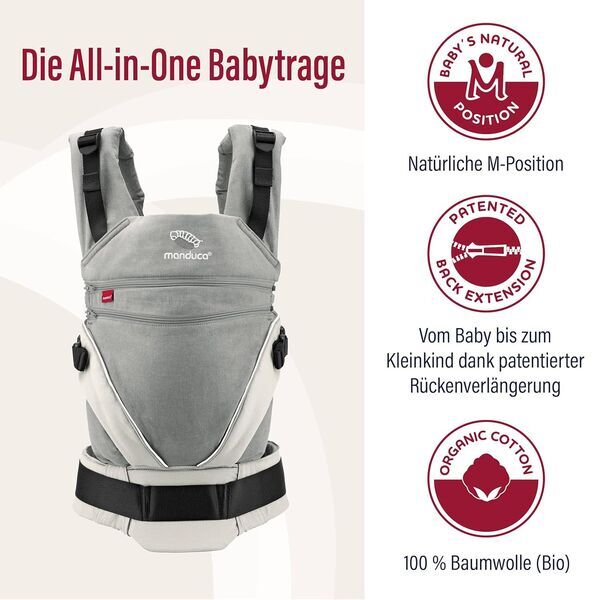 Manduca XT Babytrage | white 2