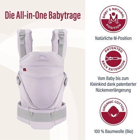 Manduca XT Monochrome Babytrage | lila 2