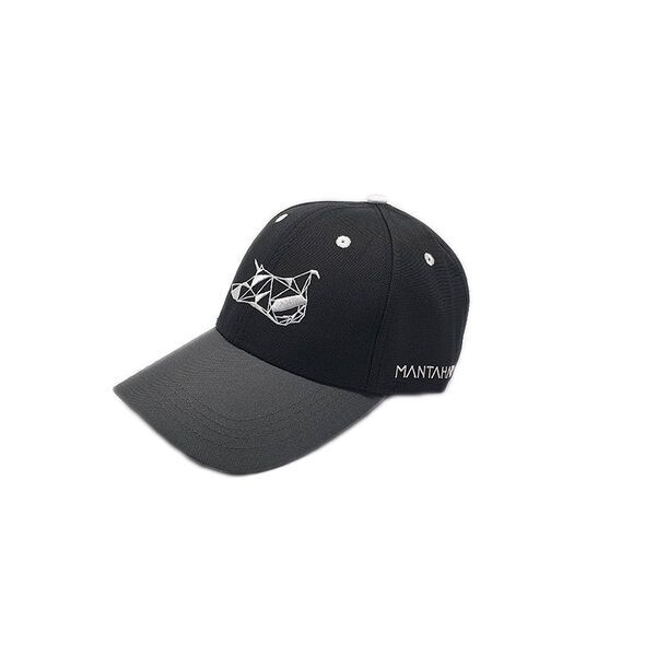 MANTAHARI Oceancare - Curved Melanistic Cap | schwarz