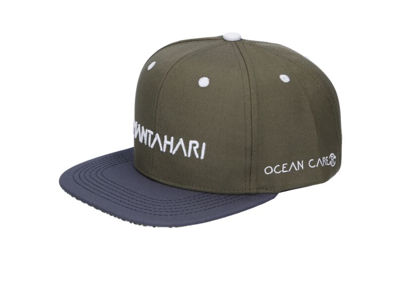 MANTAHARI Oceancare - Sea Weed Snapback Cap Recycled | green | one size