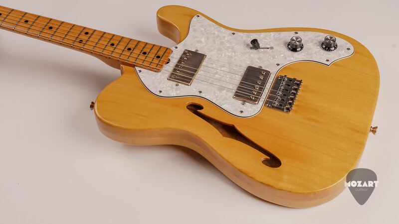 Marchis Telecaster Thinline HH c. 1974-1975 | Natural, image 5 of 5