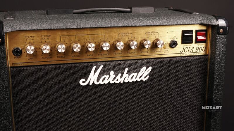 Marshall JCM 900 Model 4501 Combo + Marshall 1912 1x12 шкаф | черно, image 2 of 5