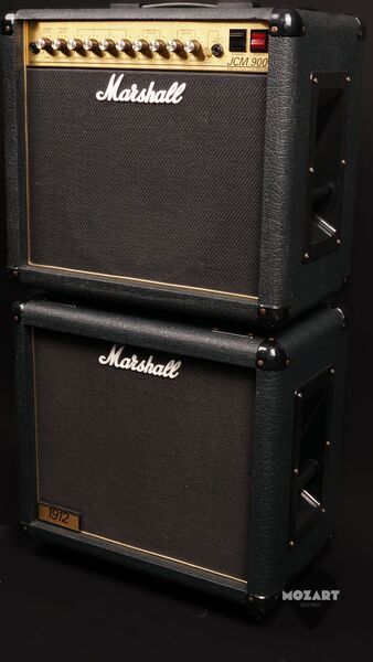 Marshall JCM 900 Model 4501 Combo + Marshall 1912 1x12 шкаф | черно, image 3 of 5