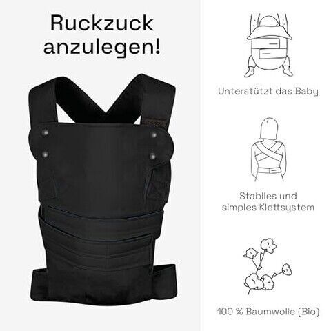 Marsupi Classic 2.0L Bauchtrage | schwarz 2