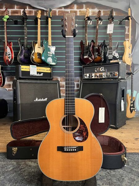 Martin OM Davy Graham Custom Edition (UK) Gloss Natural 2007 Acoustic Guitar | Gloss Natural, image 1 of 5