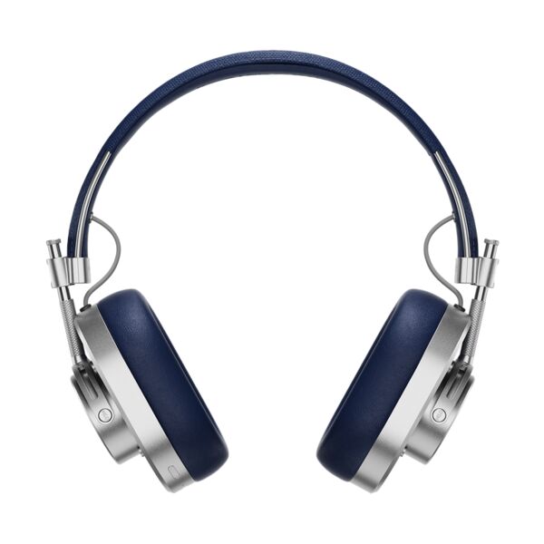 Master & Dynamic MH40 Wireless | Silver Metal | Navy Coated Canvas, image 3 of 3